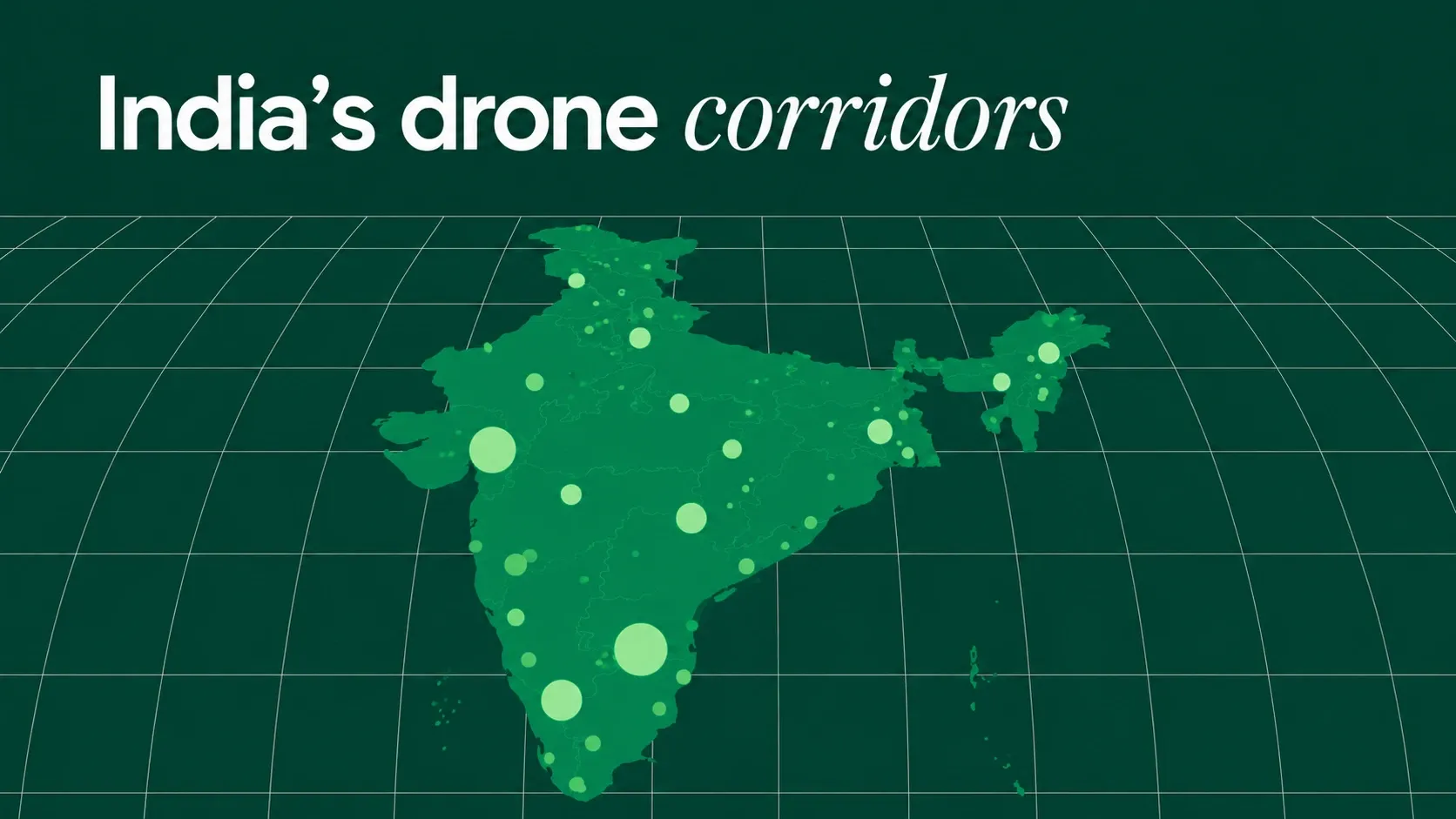 India's drone corridors