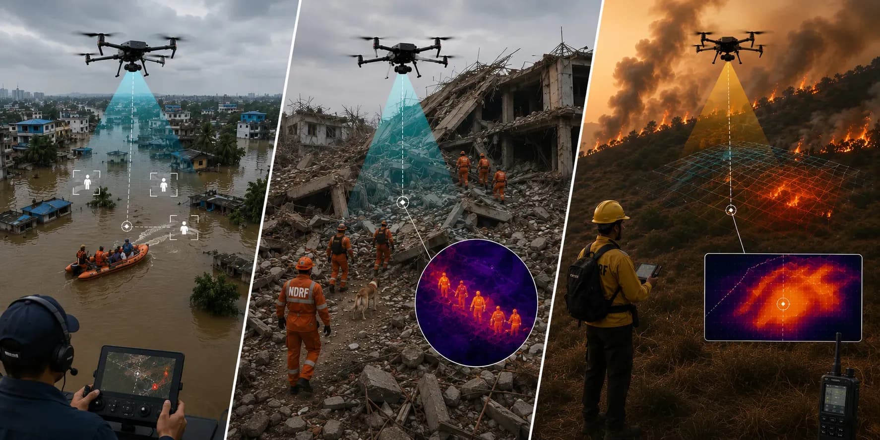 Disaster Management Drones in India: NDRF, AI, and Emergency Response