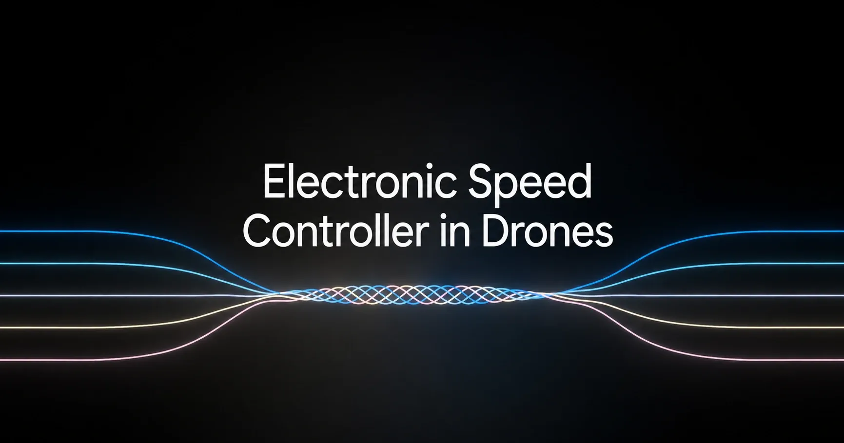 Electronic speed controller in drones