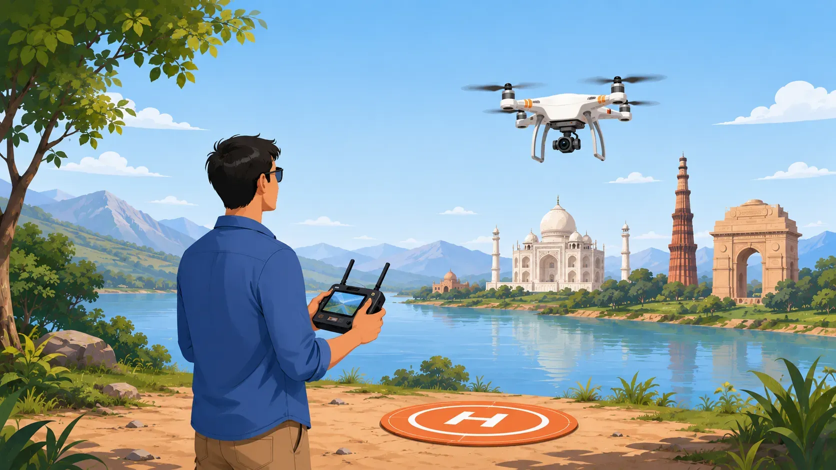 How to fly a drone in India: pre-flight to landing